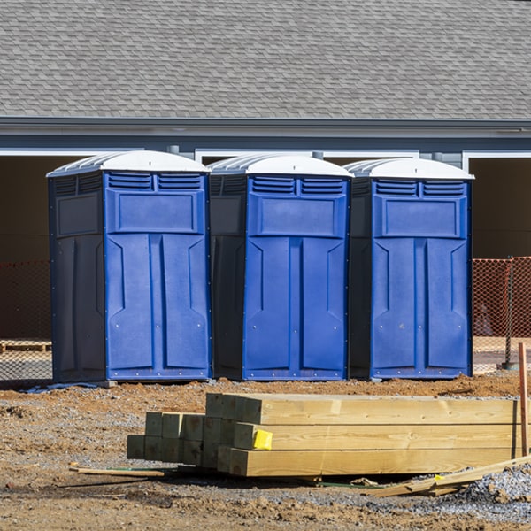 are there any restrictions on what items can be disposed of in the porta potties in El Cajon